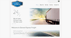 Desktop Screenshot of generalexpressfreight.com